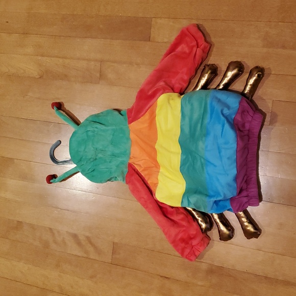 Baby HYDE and EEK! Plush Rainbow CATERPILLAR Costume Size 0/6 6/12 12/18 Mo NWT - Picture 5 of 5